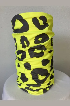 Termovel Multifunkční šál LEOPARD neon