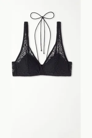 Tezenis Trojúhelníková Podprsenka Havana s Mírnou Výztuží Midnight Lace Žena
