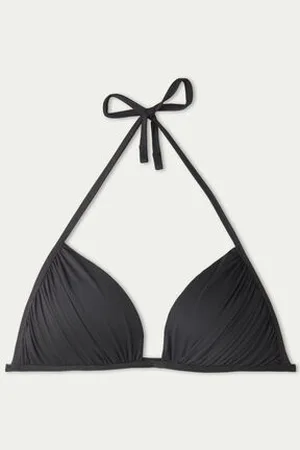 Tezenis Trojúhelníková Bikinová Podprsenka Řasená z Recyklovaného Mikrovlákna Žena