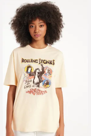 Tezenis Bavlněné Tričko s potiskem Rolling Stones Unisex Žena