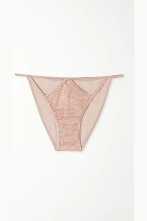Tezenis Páskové Kalhotky ve Stylu Tang Golden Princess Lace Žena