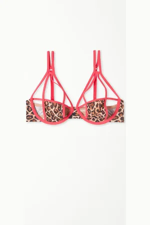 Tezenis Balkonetka Carioca Strawberry Leopard Žena