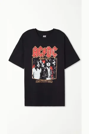 Tezenis Unisexové Tričko s Potiskem AC/DC Žena