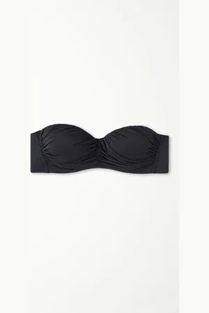 Tezenis Bikinová Podprsenka Bandeau s Vycpávkou a Řasením z Recyklovaného Mikrovlákna Žena