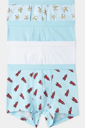 Tezenis Balení se 4 bavln. pan. Boxerkami s různým Pot. Chlapec