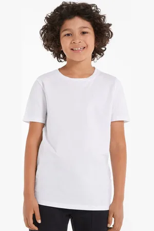 Tezenis Dětské Tričko Basic s Kulatým Výstřihem ze 100% Bavlny Unisex Unisex