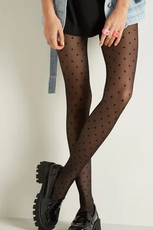 Tezenis Punčochy 40 Denier s Různorodým Vzorem Žena