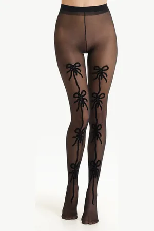 Tezenis 30 Denové Puntíkované Punčocháče Žena