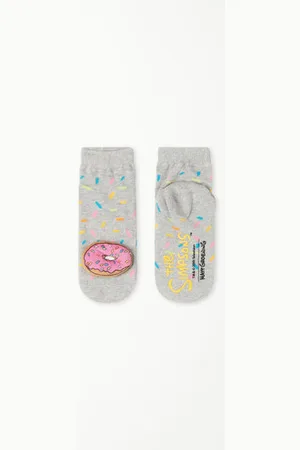 Tezenis Dětské Protiskluzové Ponožky s Potiskem The Simpsons Unisex Unisex