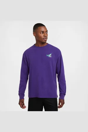 Nike Max90 Long-Sleeve Basketball Tee Field Purple