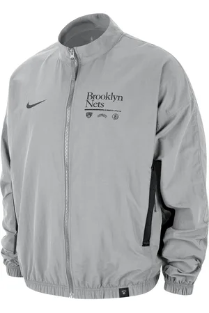 Nike NBA Brooklyn Nets DNA Woven Jacket Fit Silver