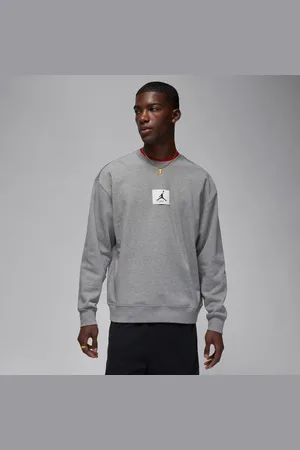 Jordan Essentials Statement Fleece Crewneck Carbon Heather