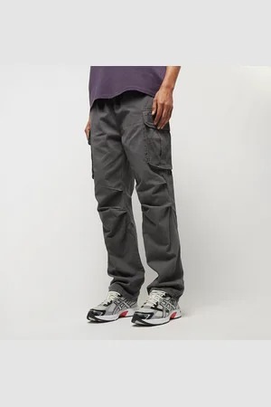 Karl Kani Rubber Signature Cargo Pants Anthracite