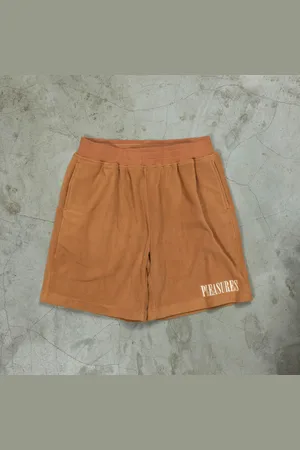 Pleasures Equator Shorts Camel