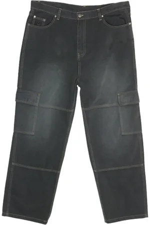 Karl Kani Og Washed Cargo Pants Anthracite