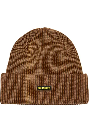 Pleasures Impact Logo Beanie Tan