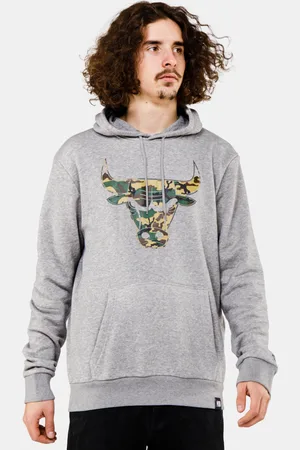 New Era NBA Infill Team Logo Hoody Chicago Bulls Grey