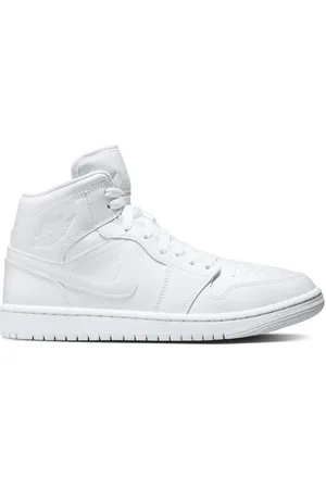 Jordan Air 1 Mid "Triple White" Wmns