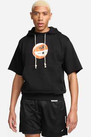 Nike Dri-FIT Standard Issue Short-Sleeve Hoodie Black