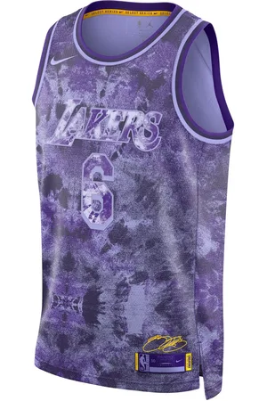 Nike Dri-FIT NBA LeBron James Los Angeles Lakers 2022/23 Select Series Swingman Jersey Purple Pulse