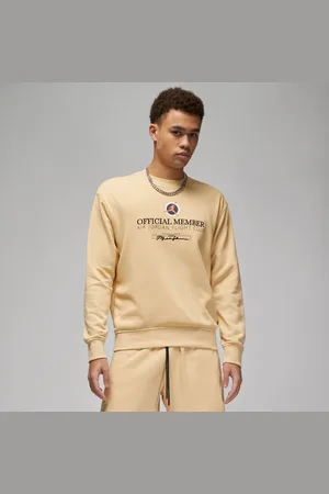 Jordan Flight MVP Lightweight Fleece Crewneck Sesame