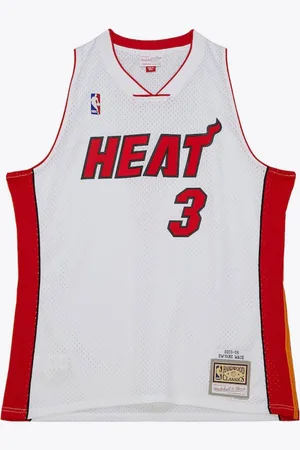 Mitchell & Ness NBA Miami Heat 2005 Dwayne Wade White Jersey