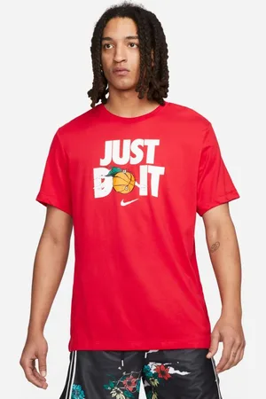 Nike "Just Do It" Basketball Tee Red