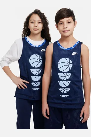 Nike Culture of Big Kids Reversible Basketball Jersey Midnight Navy
