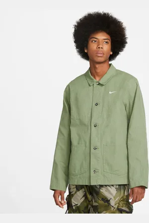 Nike Life Unlined Chore Coat Jacket Oil Green