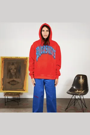 Pleasures Twitch Hoodie Burnt Orange