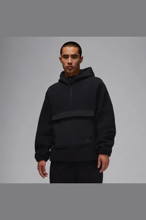Jordan Flight High-Pile Fleece Pullover Hoodie Black