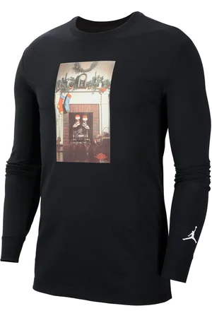 Jordan Jumpman Chimney Long-Sleeve Tee Black