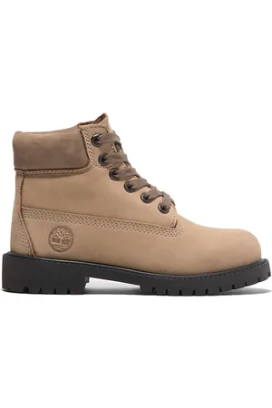 Timberland 6 In Premium WP Boot Junior Beige Nubuck