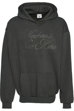 Karl Kani Og Rhinestone Os Hoodie Black