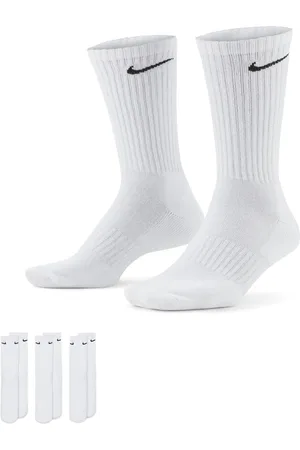 Nike Everyday Cushioned Training Crew Socks 3-Pack White