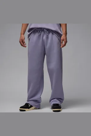 Jordan Brooklyn Fleece Oversized Open-Hem Pants Indigo Haze