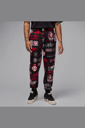 Jordan Essentials Printed Fleece Pants Black