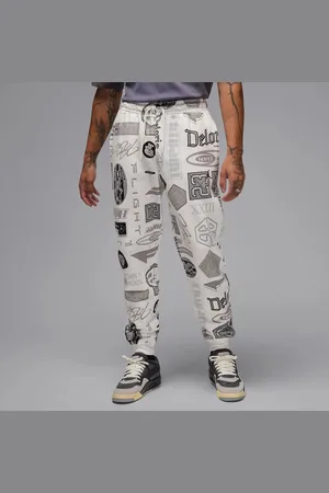 Jordan Essentials Printed Fleece Pants White