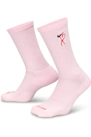 Nike Everyday Plus Valentine’s Day Cushioned Crew Socks Pink Foam
