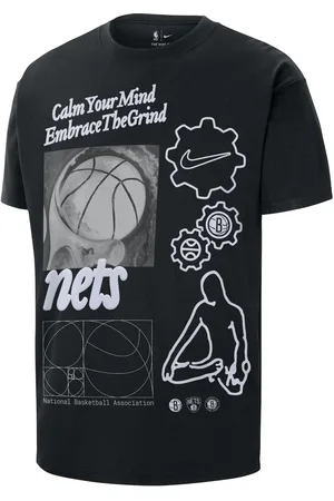 Nike NBA Max90 Brooklyn Nets Courtside Tee Black