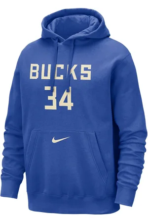 Nike Antetokounmpo Milwaukee Buck Club Pullover Hoodie Blue