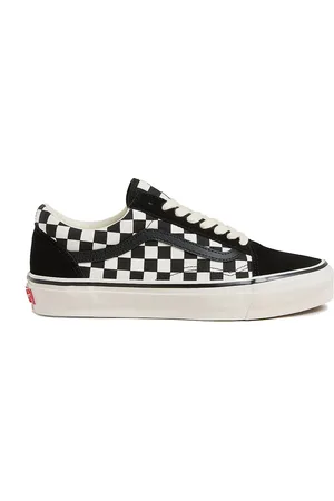 Vans LX Old Skool Checkerboard Shoe Black White