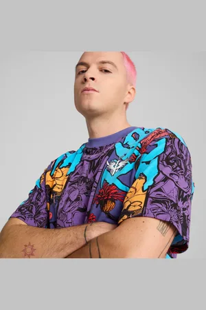 PUMA X LaMelo Phoenix AOP Tee Blue Crystal