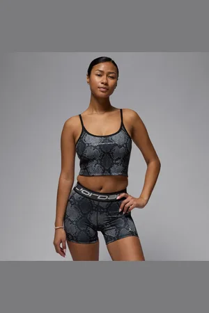Jordan Sport Wmns Printed Cropped Tank Black