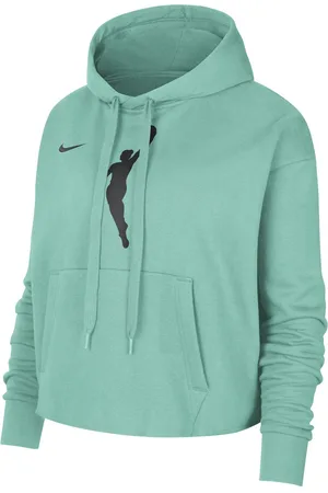 Nike WNBA Team 13 Courtside Wmns Cropped Pullover Hoodie Mint