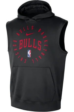 Nike Dri-FIT NBA Chicago Bulls Spotlight Sleeveless Hoodie Black