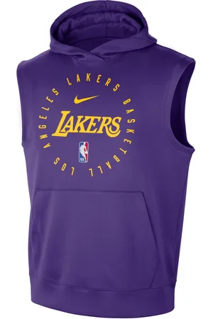 Nike Dri-FIT NBA Los Angeles Lakers Spotlight Sleeveless Hoodie Field Purple