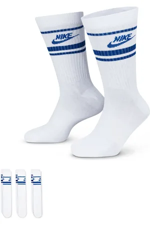 Nike Sportswear Dri-FIT Everyday Essential Crew 3-Pack Socks White Game Royal