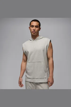 Jordan Sport Crossover Dri-FIT Sleeveless Pullover Hoodie Heather Grey