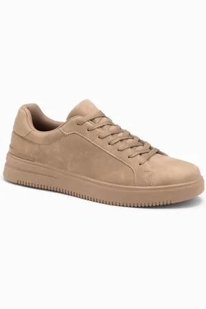 Ombre Clothing Pánská ležérní obuv z eko nubuku světle